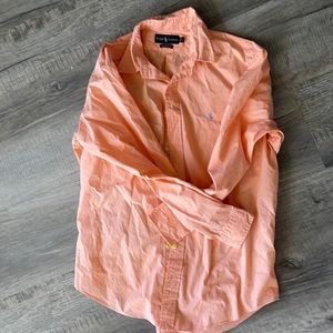 Orange Ralph Lauren Button Down